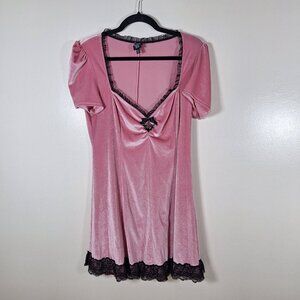 the Grave Girls Pink Lace dress goth punk whimsigoth